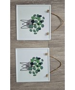 2 Small Wall Decor Plant Metal Print - $0.99