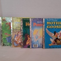 Vintage Disney Little Golden Books Various Titles Lot of 5 - £12.93 GBP