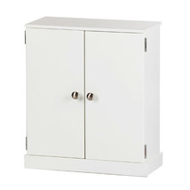 12&quot; - 18&quot; DOLL WARDROBE - WHITE Wood Doll Cabinet Dresser Made in the USA  - £158.46 GBP