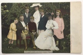 Postcard President and Mrs Theodore Roosevelt and Family Portrait UDB c1905 - £11.37 GBP