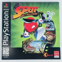 Spot Goes to Hollywood PlayStation 1 PS1 1996 Game Case Manual Complete CLEAN - $39.15