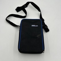 Nintendo DS Gameboy Carrying Case Shoulder Bag Black Blue Hard Insert Storage - £11.28 GBP