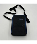 Nintendo DS Gameboy Carrying Case Shoulder Bag Black Blue Hard Insert St... - £11.08 GBP