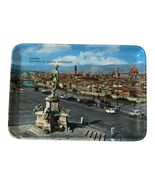 Vintage Firenze Italy Souvenir Tray Piazza Michelangelo David View 6 x 4 - $19.80