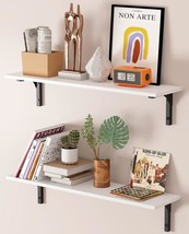 Wider Floating Wall Shelves For Wall Decor, Solid Wall Shelves For Bedroom, - £47.01 GBP