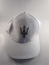 White Maserati Racing Logo Print Cap Baseball Hat for Unisex Adults - £15.31 GBP