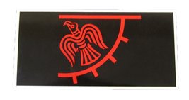 K&#39;s Novelties Wholesale Lot of 12 Viking Raven Nordic Red Black Decal Bumper Sti - £9.68 GBP