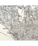 Seattle City Map 1935 Washington Antique Atlas Street View 14 x 11&quot; LGAD99 - $39.99