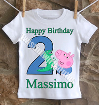 Boys George Pig Birthday Shirt - £15.71 GBP