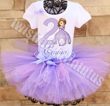 Princess Sofia the FIrst Birthday Tutu Outfit - £39.50 GBP
