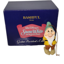 Grolier Bashful Disney&#39;s Snow White  Presidents Edition Christmas Ornament Dwarf - £18.33 GBP