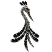 LO2393 - Imitation Rhodium White Metal Brooches with Top Grade Crystal  in Multi - $104.21 CAD