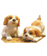 HOMCO Cocker Spaniel Puppy Dog 1990 Porcelain Bisque Figurine Lot TAKE M... - $19.75