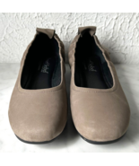 Josef Seibel Taupe Nubuck Leather Low Wedge Double Air Reaction Shoes-Wo... - $47.45