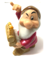 Disney Porcelain GRUMPY Dwarf With Instrument Figure - €12,89 EUR