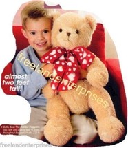 Bear Holiday Huggable Bear Cute Big Soft &amp; Cuddly 22 in - £17.01 GBP