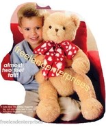 Bear Holiday Huggable Bear Cute Big Soft &amp; Cuddly 22 in - $21.73