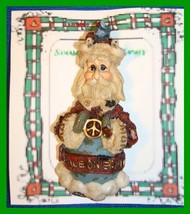 Christmas PIN #0304 Boyds Bear &amp; Friends Father Time Peace on Earth Brooch - £11.57 GBP