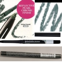 Make Up Glimmerstick Eye Liner Retractable CHROMES ~Color Striking Emerald~NEW~ - £5.39 GBP