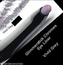 Make Up Glimmerstick Eye Liner Retractable CHROMES ~Color Vivid Grey~ NEW - £5.41 GBP
