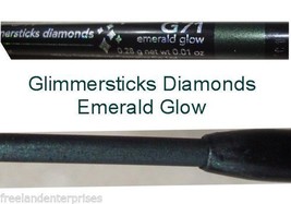Make Up Glimmerstick Eye Liner Retractable Diamonds ~Color Emerald Glow ... - £5.41 GBP
