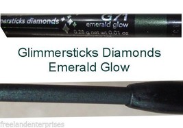 Make Up Glimmerstick Eye Liner Retractable Diamonds ~Color Emerald Glow ... - £5.16 GBP