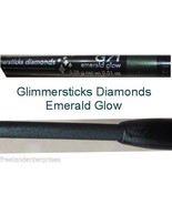 Make Up Glimmerstick Eye Liner Retractable Diamonds ~Color Emerald Glow ... - £5.39 GBP