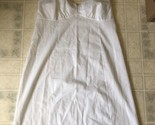 Vintage Slip Women’s White JC Penney Size 14 Delicate Lace Trim Cotton B... - $32.25