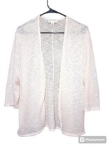 Forever 21 Plus Open Front  Cardigan - Creme 2XL - £12.62 GBP