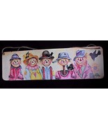 Primitive Country SCARECROW SUNFLOWER Farmhouse Wood Sign Fall Thanksgiving - $10.73