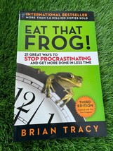 Eat That Frog by Brian Tracy Stop Procrastinating and get more done English Book - £19.91 GBP