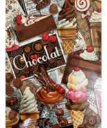 PUZZLE CHOCOLATE 500 PIECES CHOCOLATE PUZZLE Puzzles Foodies Gifs Family... - $31.68