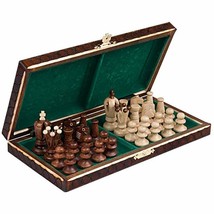 Chess Set Royal 30 European Wooden Handmade International Chess Set, 11 3/4" - $55.71