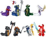 8Pcs Ninjago BASILISK Minifigure Slithraa Chokun Snappa Snike Mini Block... - £16.74 GBP