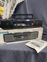Vintage Panasonic RX-FW18 Dual Cassette Deck Recorder Xbs Boombox W/Original Box - £58.42 GBP