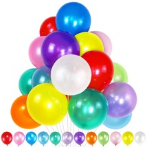 120Pcs Balloons Assorted Colors,12 Inch Latex Party Balloons For Birthday Party, - £10.17 GBP