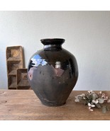 Antique Turkish Terracotta Vase - Vintage Pottery Clay Pot - £198.16 GBP