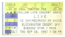 Live Concerto Ticket Stub Settembre 18 1997 Fenice Arizona - £35.50 GBP