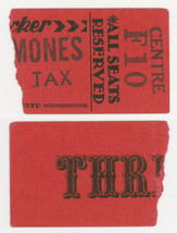 punk THE RAMONES orig 1976 TORONTO Canada TICKET STUB New Yorker - £158.00 GBP