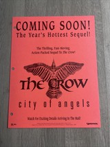 The Crow City Of Angels Original Press Kit Sheet 8.5x11” Video Store Pro... - $11.18