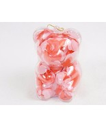 Holiday Ornament w/Pink &amp; Red Confetti Bath Soap, Bear Shaped, Floral Sc... - $6.65 CAD