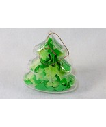 Holiday Ornament w/Green Confetti Bath Soap, Christmas Tree Shaped, Flor... - $6.63 CAD