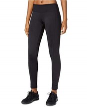 Ideology Womens Never Quit Graphic Athletic Leggings Color Noir Size Small - £27.28 GBP