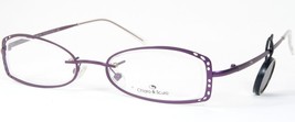 Chiaro &amp; Scuro Palma 1 St 125 Purple Unique Rare Eyeglasses 49-20-137mm Italy - $97.02