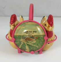Vintage Grand Ole Opry Opryland USA Chickens In Basket Salt &amp; Pepper Sha... - $290.37 MXN