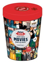 Ridley&#39;s: 50 Must-Watch Movies Bucket List 1000-Piece Puzzle - Movie Lovers Gift - £14.15 GBP