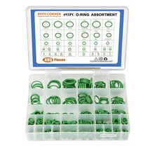 Busy-Corner 495 Pieces Sae Metric O Ring Kit With O-Ring Pick &amp;, Green G... - £25.29 GBP