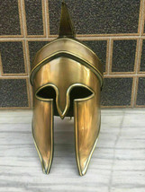 Medieval Greek Corinthian Armour Helmet Spartan King Roman Brass Plating Helmet - £81.93 GBP