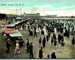 On The Beach Atlantic City New Jersey NJ 1911 DB Postcard G6 - $7.12