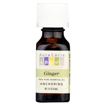Ginger Essential Oil Aura Cacia 0.5 oz Oil - £20.77 GBP